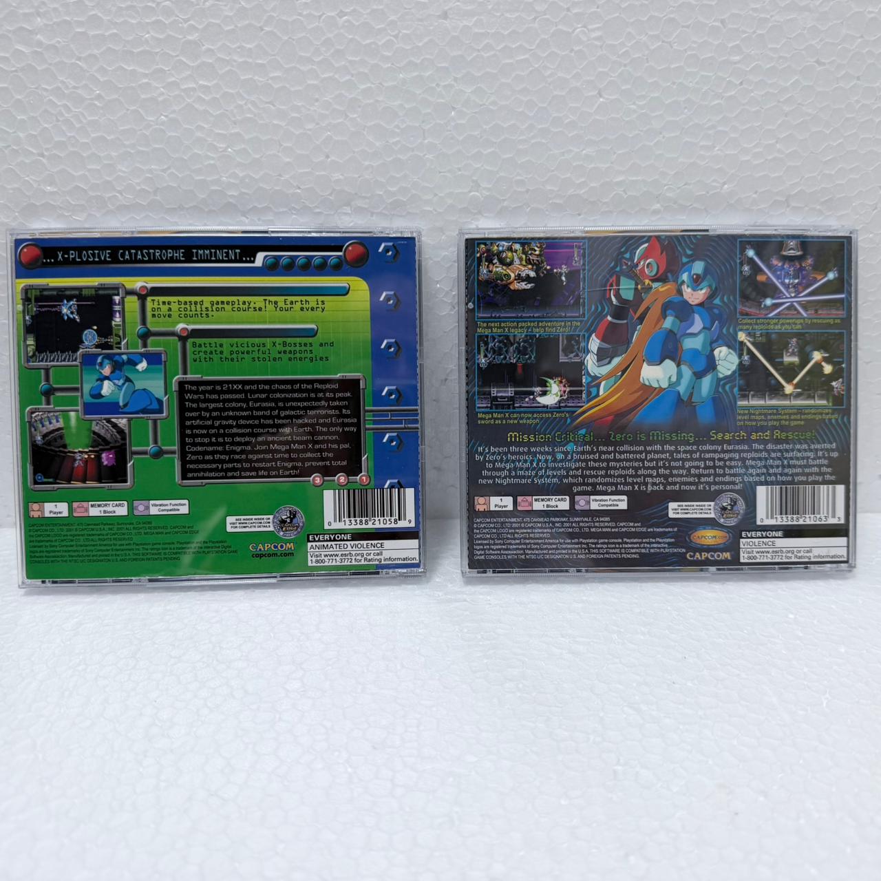 Megaman X Colection Box com 4 jogos + Pôster - PlayStation