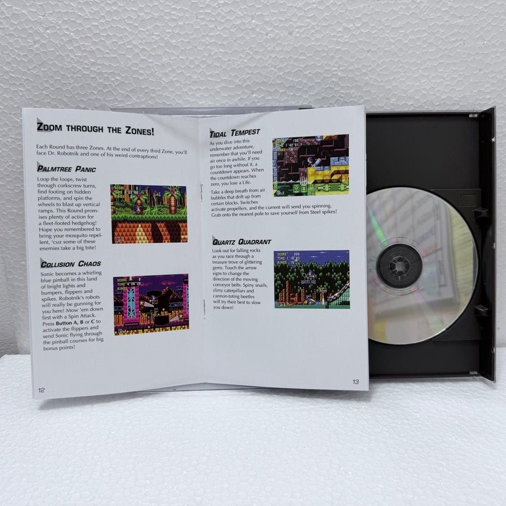 Sonic Cd - Sega Cd / Mega CD - Box em Acrílico
