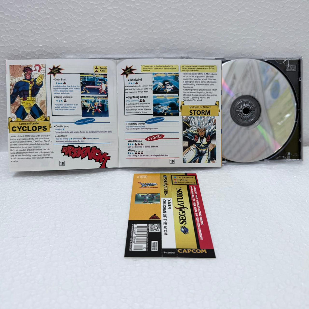 X Men Children of The Atom -Sega Saturno