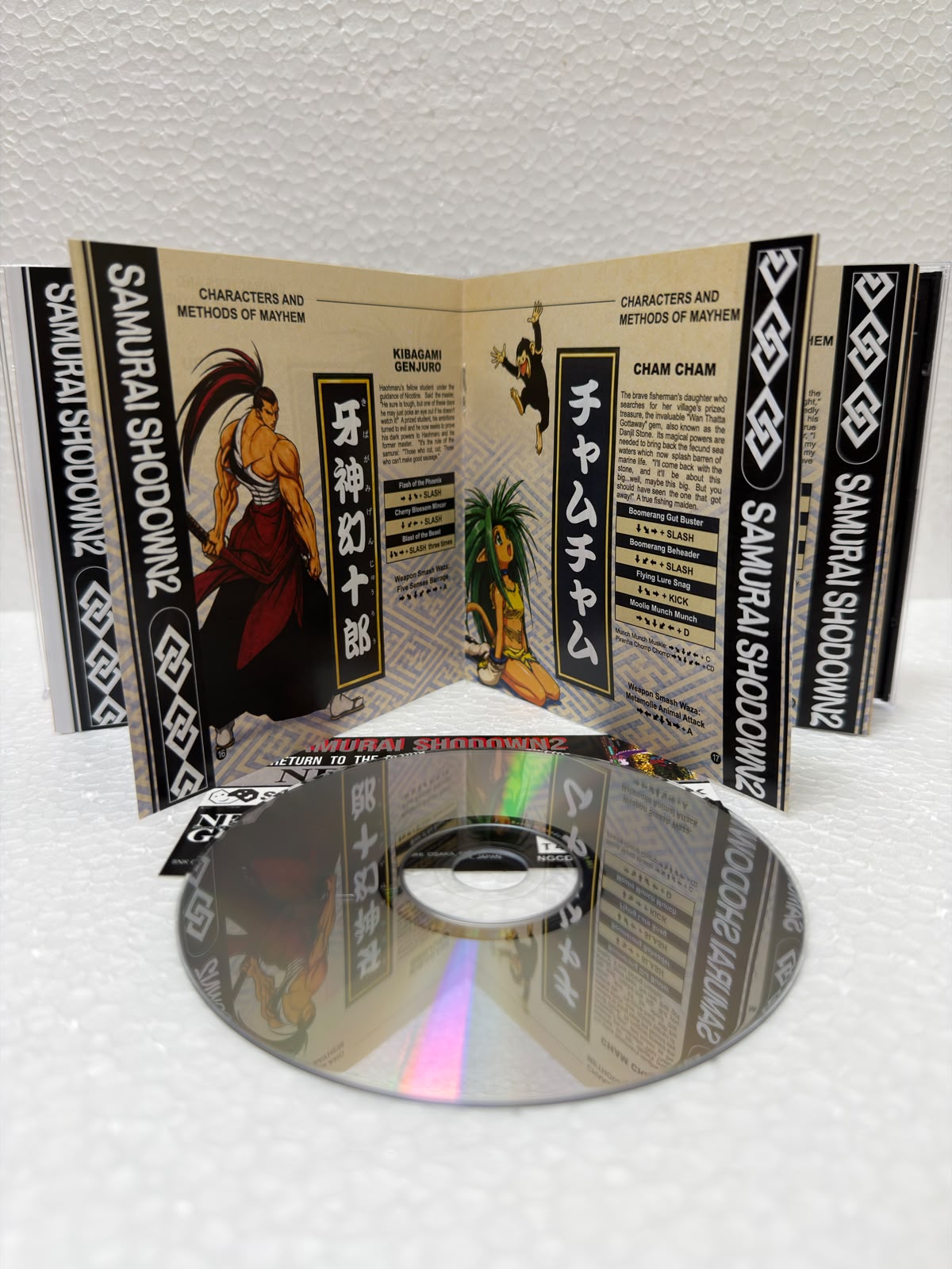 Samurai Shodown 2  Jogo Neo Geo CD Prensado Completo