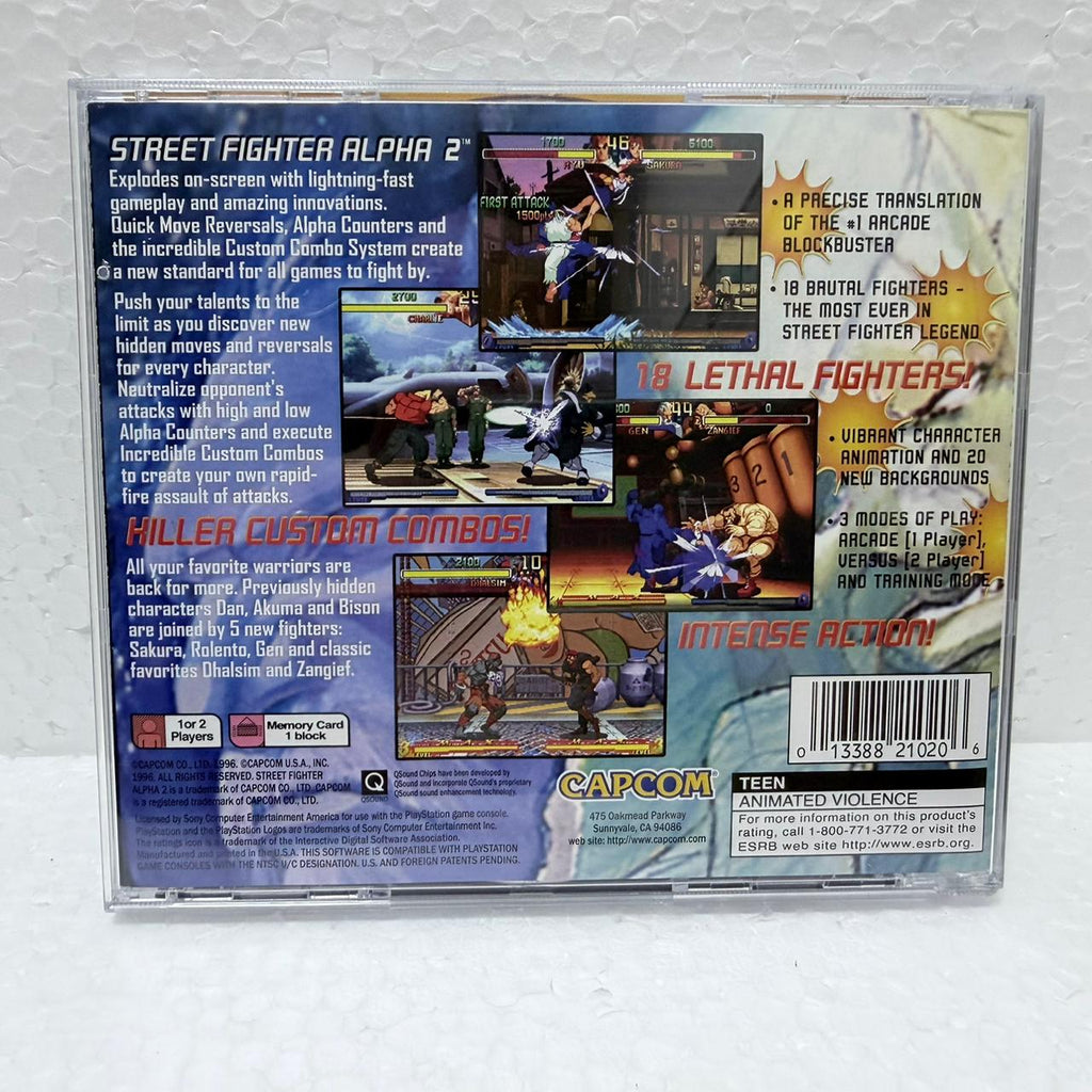 Street Fighter Alpha 2 -PlayStation
