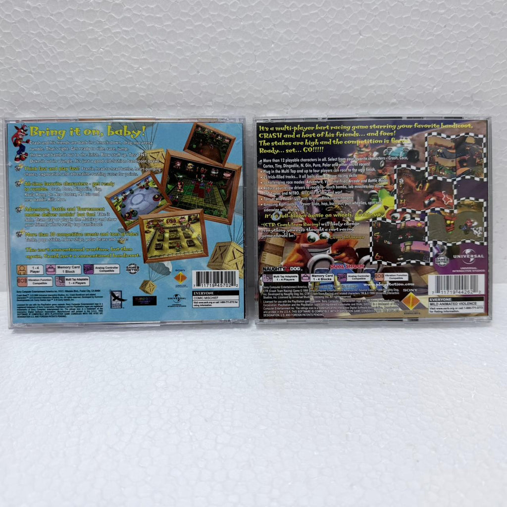 Crash Bandicoot Box 5 jogos + Pôster - PlayStation