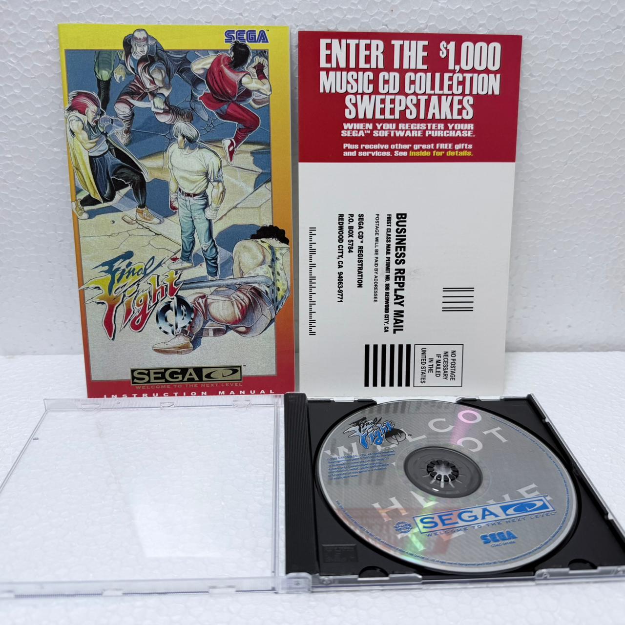 Final Fight - Sega CD / Mega CD - Long Box