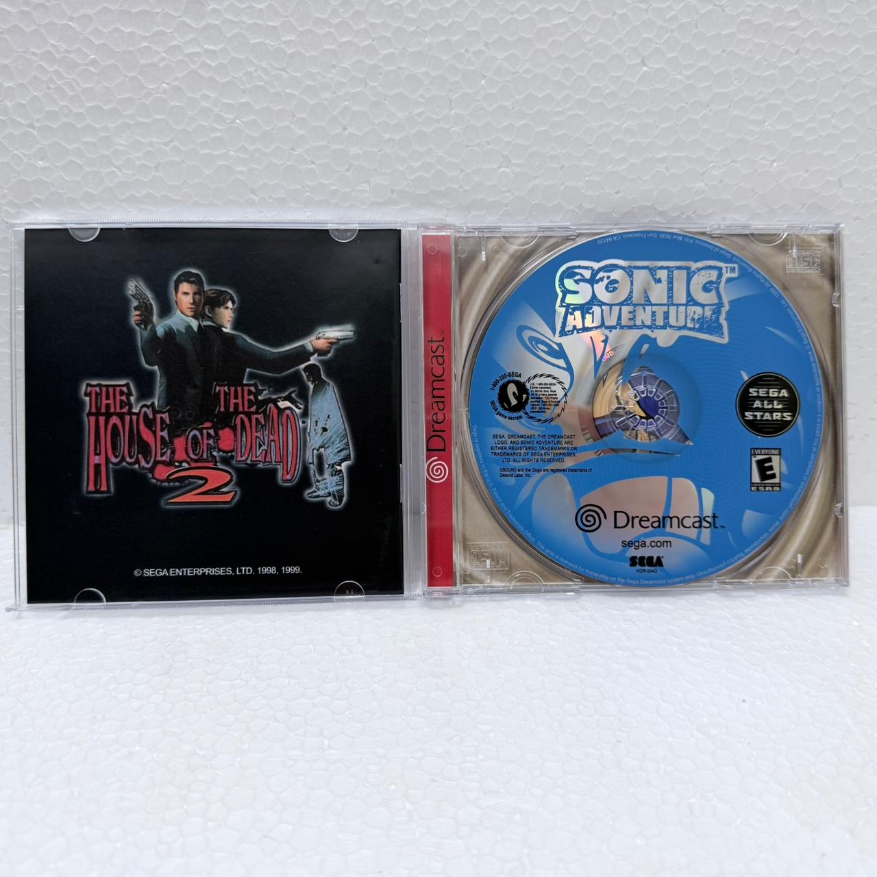 Sonic 1 e 2 Box - Dreamcast