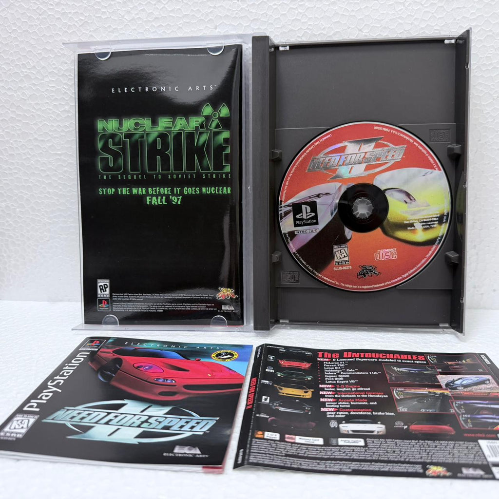Need For Speed 2  -PlayStation - Box em Acrílico