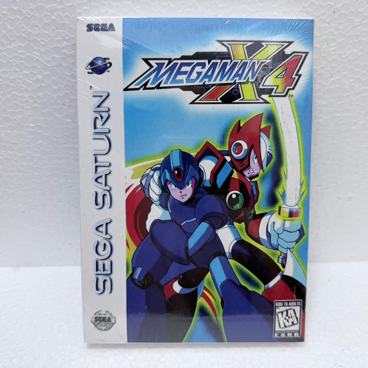 Megaman 4 - Sega Saturno - Long Box