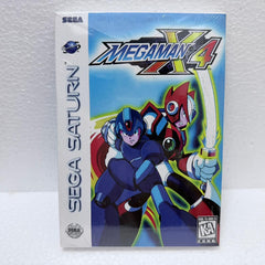 Megaman 4 - Sega Saturno - Long Box