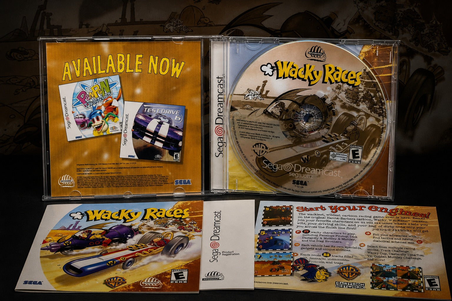 Wacky Races -Jawel case (Dream cast)