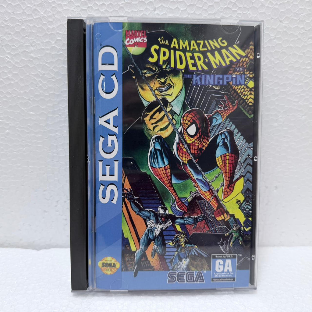 Amazing Spider-man - Sega Cd / Mega CD - Box em Acrílico
