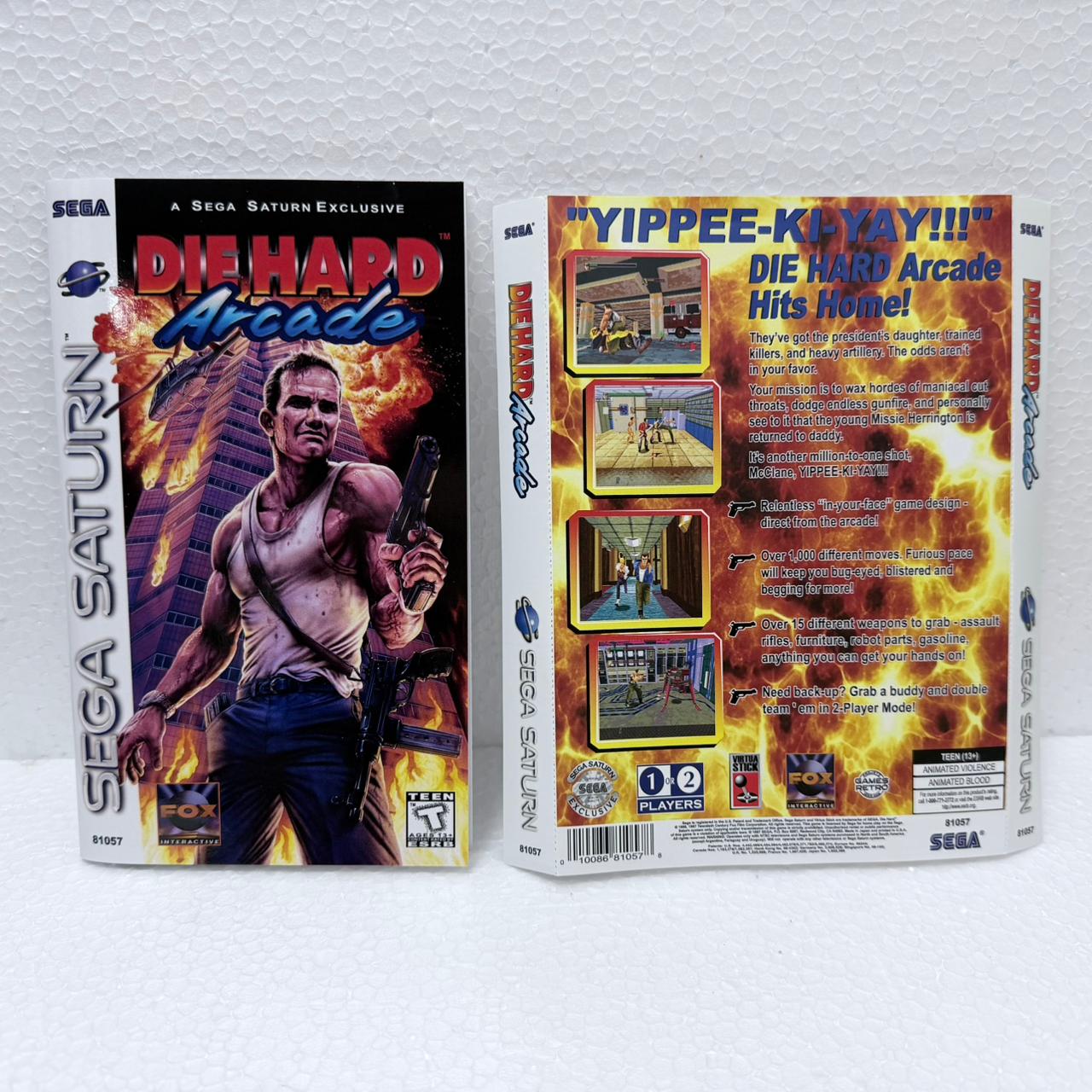 Die Hard Arcade - Sega Saturno - Long Box