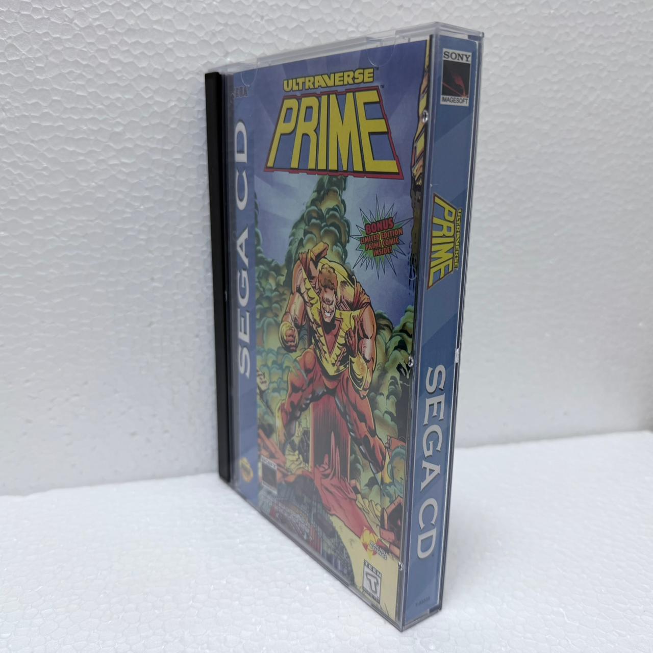 Ultraverse Prime - Sega Cd / Mega CD - Box em Acrílico