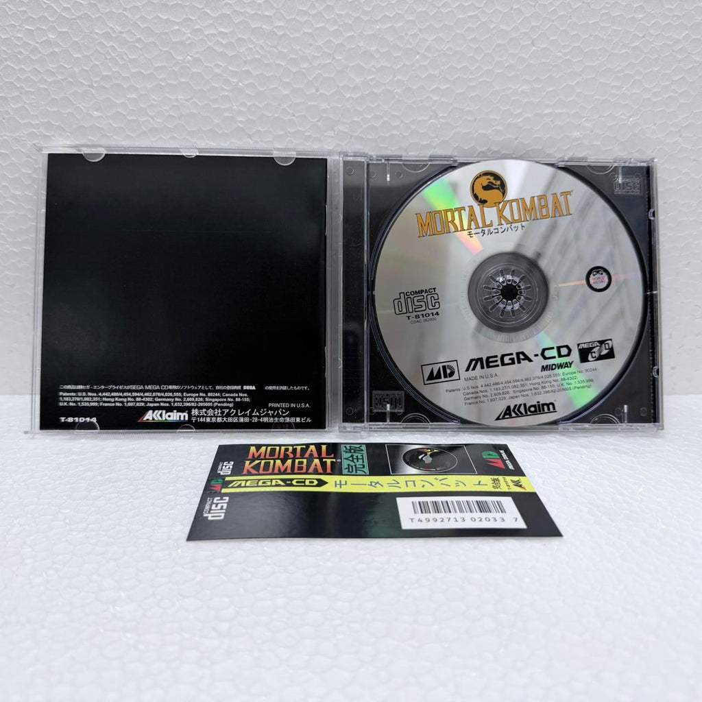 Mortal Kombat - Sega CD / Mega CD- Jewel Case