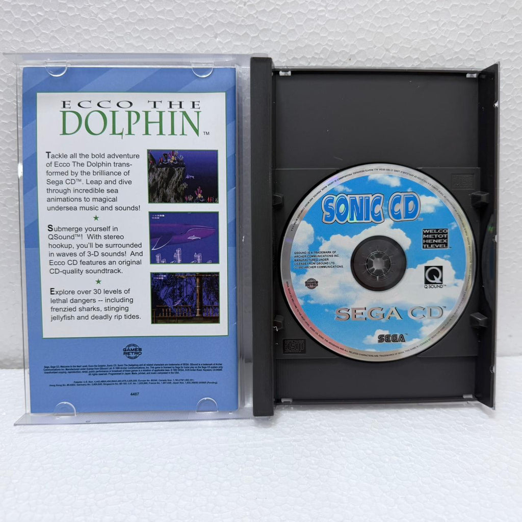 Sonic Cd - Sega Cd / Mega CD - Box em Acrílico