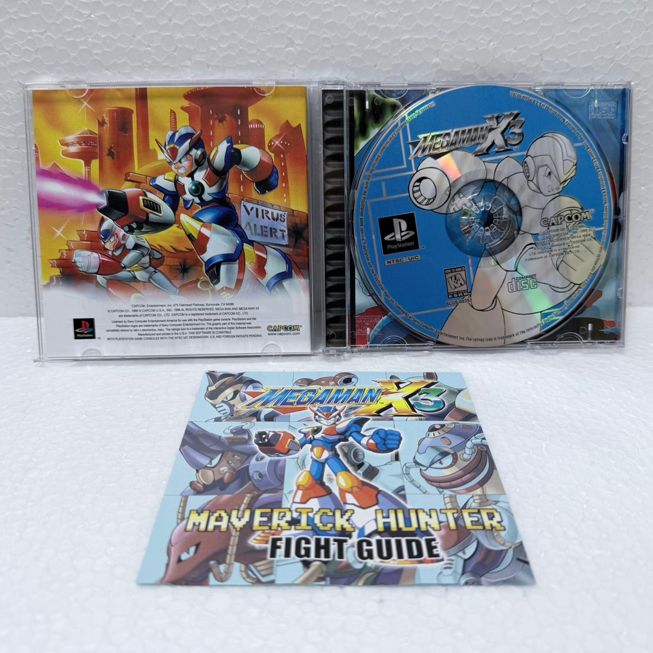 Megaman X Colection Box com 4 jogos + Pôster - PlayStation