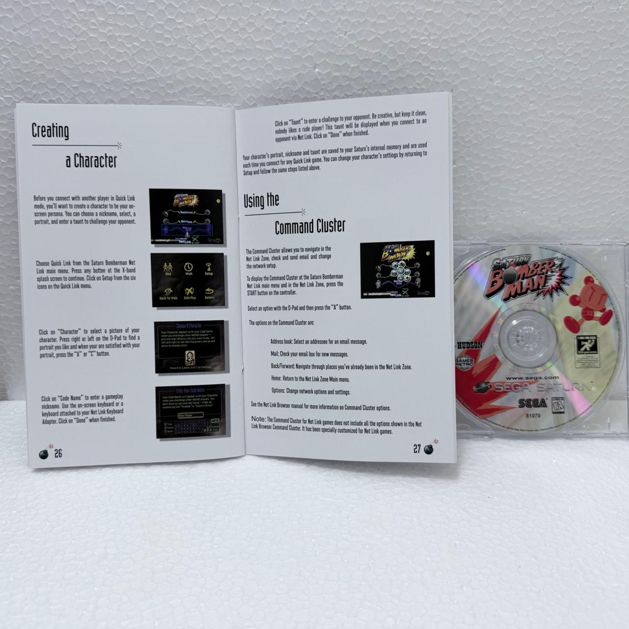 Bomber Man - Sega Saturno - Long Box