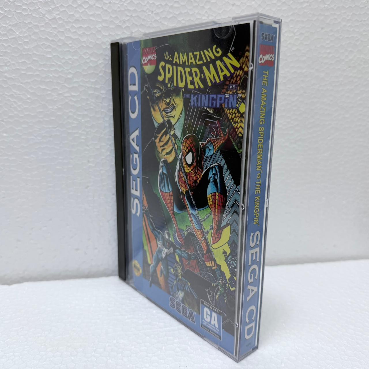 Amazing Spider-man - Sega Cd / Mega CD - Box em Acrílico