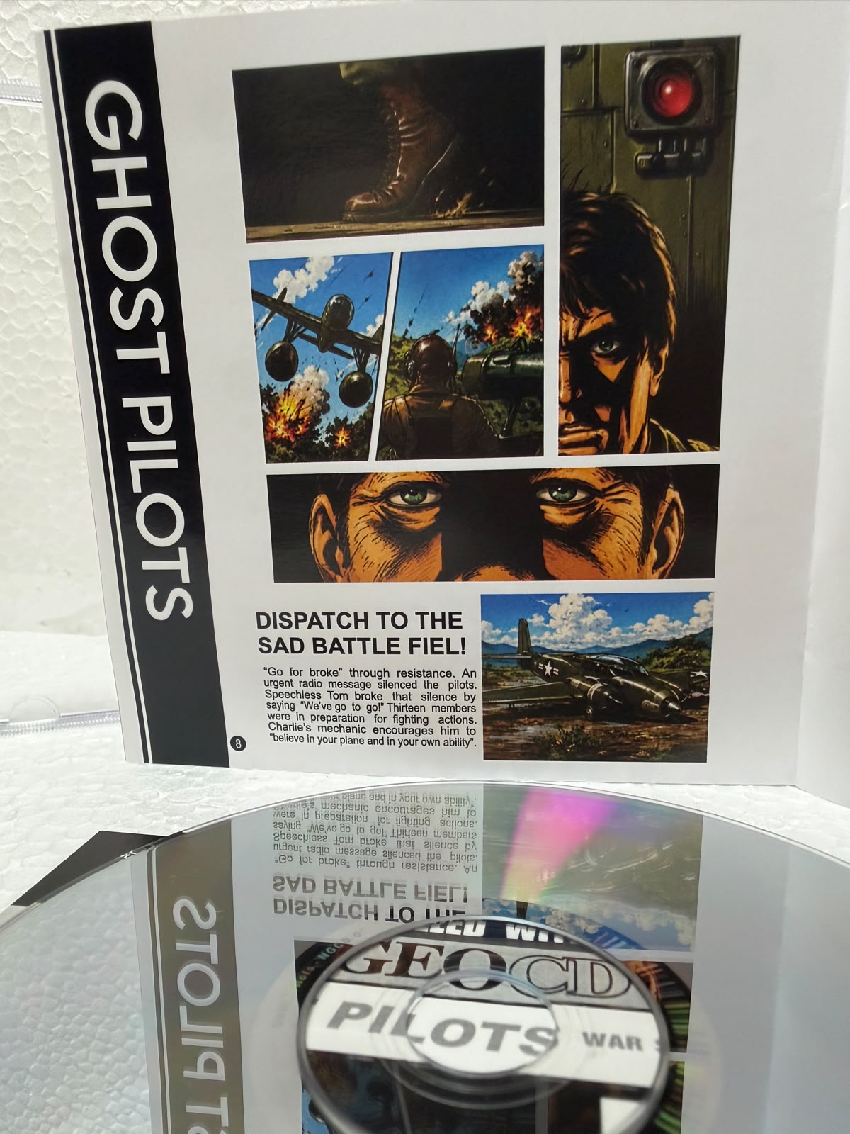 Ghost Pilots Jogo Neo Geo CD Prensado Completo Navinha