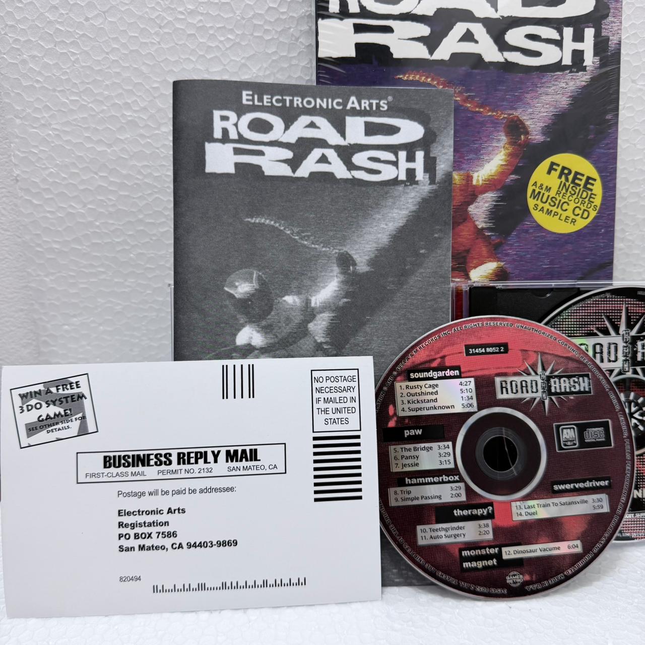 Road Rash -3DO - Long Box