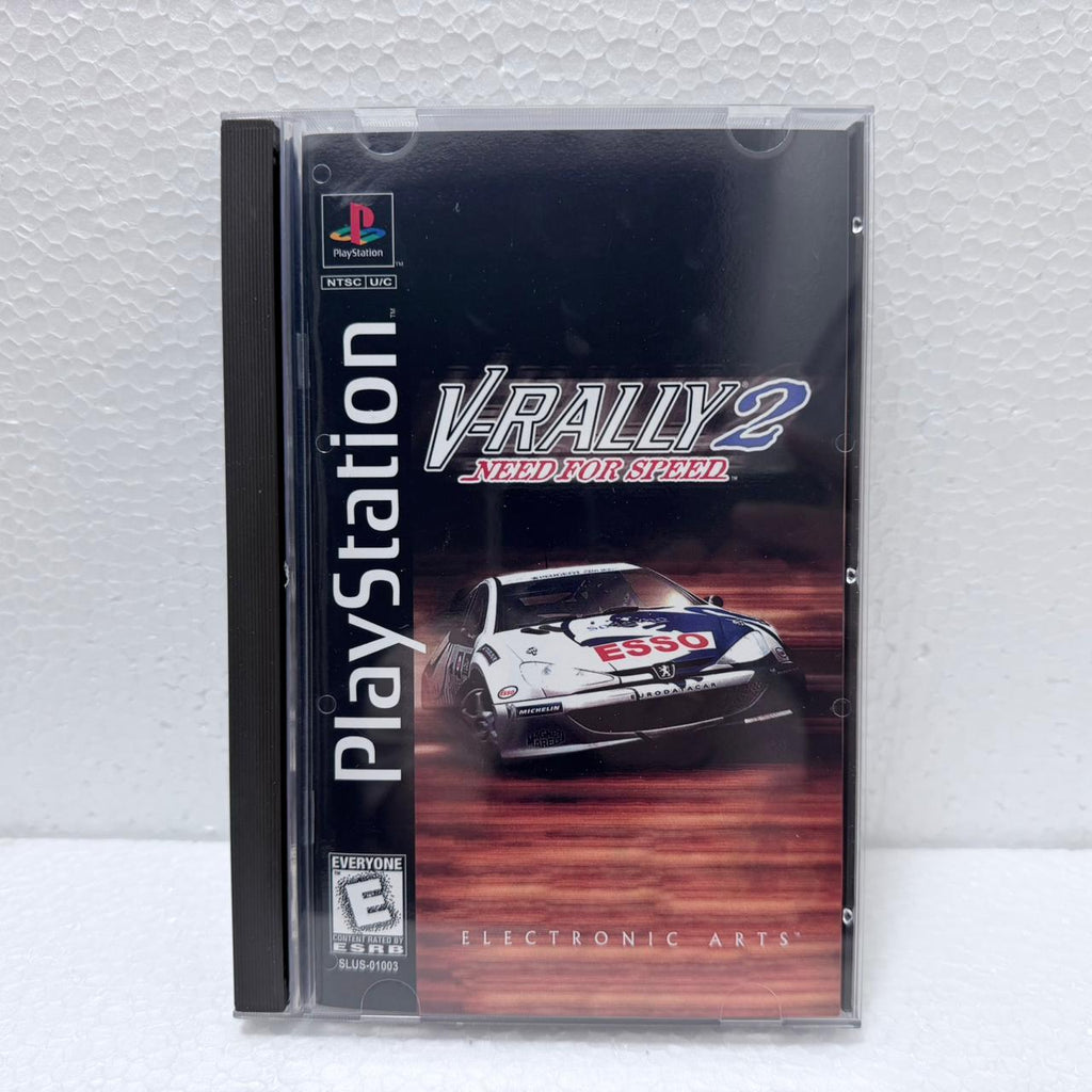 V-Rally 2 Need For Speed  -PlayStation - Box em Acrílico